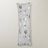 Coussins Longs Chats mignons Jouer et être Motif coquin (Dos (Vertical))