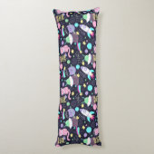 Coussins Longs Chats spatiaux mignons (Dos (Vertical))