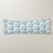 Coussins Longs Chatte Fée Blanche Fantastique Champignon Bleu Cap (Devant)