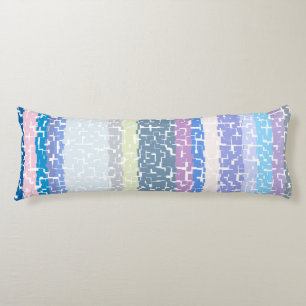 Coussins Longs Chaux Multicolore cool/Gris/Beige/Rose/Violet/Bleu