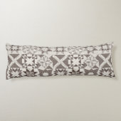 Coussins Longs Cheater Traditionnel Patchwork Stars Quilt Black (Dos)