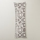 Coussins Longs Cheater Traditionnel Patchwork Stars Quilt Black (Dos (Vertical))