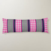 Coussins Longs Check Stripes Harlequin Conception de Motif mixte (Dos)