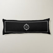 Coussins Longs Chelsea noir et blanc Monogramme (Dos)