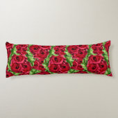 Coussins Longs Chemin Rouge Roses Fleur Garland (Dos)