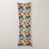 Coussins Longs "Chenanigans de tortue balnéaire" (Devant (Vertical))