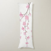 Coussins Longs Cherry Blossom - Arrière - plan transparent (Devant (Vertical))