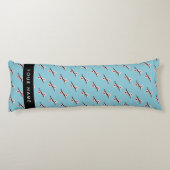 Coussins Longs Cherry Blossom, Pink Sakura, Votre Nom (Dos)