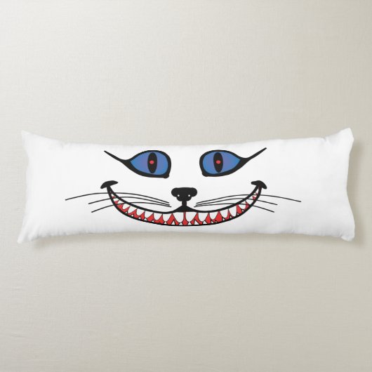 Coussins Longs Cheshire Chat Smile (Devant)