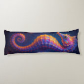 Coussins Longs Cheval de mer cosmique (Dos)