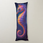 Coussins Longs Cheval de mer cosmique (Dos (Vertical))