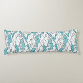 Coussins Longs Cheval rocheux mignon et adorable (Dos)