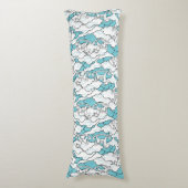 Coussins Longs Cheval rocheux mignon et adorable (Devant (Vertical))