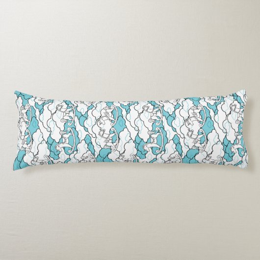 Coussins Longs Cheval rocheux mignon et adorable (Devant)