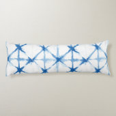 Coussins Longs Chevauchement Shibori Tie Dye Triangle Motif (Dos)