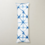 Coussins Longs Chevauchement Shibori Tie Dye Triangle Motif (Dos (Vertical))