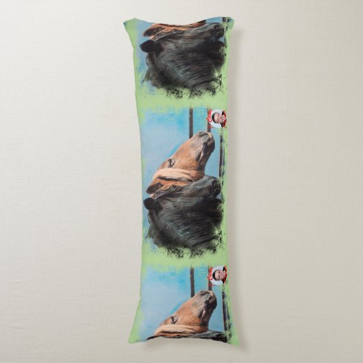 Coussins Longs Chevaux/Cabalos/Horses (Devant (Vertical))