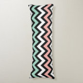 Coussins Longs Chevron Motif (devant Vertical)