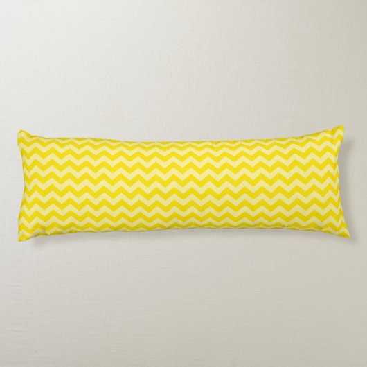 Coussins Longs Chevrons d'humeurs jaune or marocain (Dos)