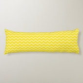 Coussins Longs Chevrons d'humeurs jaune or marocain (Devant)