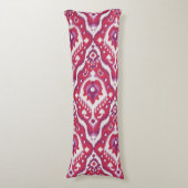 Coussins Longs Chic motifs tribaux kat rouge et violet (devant Vertical)