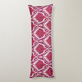 Coussins Longs Chic motifs tribaux kat rouge et violet (Dos (Vertical))