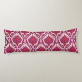 Coussins Longs Chic motifs tribaux kat rouge et violet (Dos)