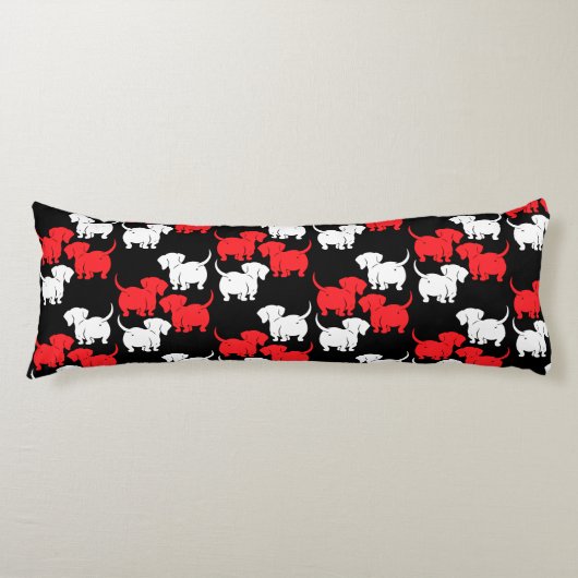 Coussins Longs Chien allemand Dachshund Motifs (Devant)