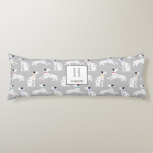 Coussins Longs Chien Dalmatien Polka Pot Animal Aquarelle Enfants (Devant)