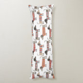 Coussins Longs Chien de saucisse Dachshund (Dos (Vertical))