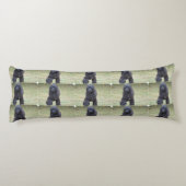 Coussins Longs Chien d'eau portugais noir (Dos)