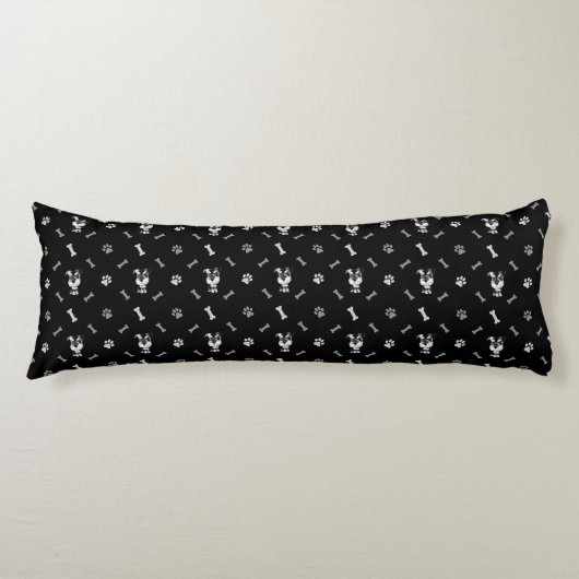 Coussins Longs Chien Schnauzer (Devant)