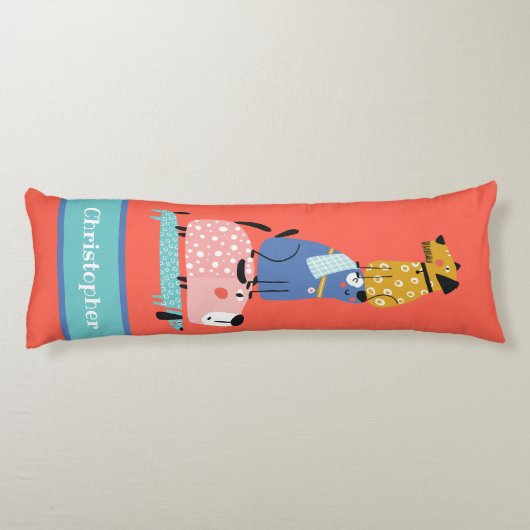 Coussins Longs Chiens amusants (Dos)