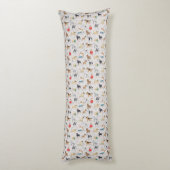 Coussins Longs Chiens mignons Design Motif Blanc (Dos (Vertical))