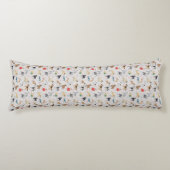 Coussins Longs Chiens mignons Design Motif Blanc (Devant)