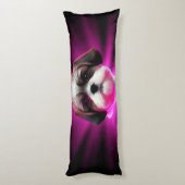 Coussins Longs Chih Tzu pourpre (Dos (Vertical))