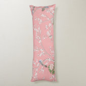 Coussins Longs Chinoiserie rose (Dos (Vertical))