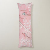 Coussins Longs Chinoiserie rose (Dos (Vertical))