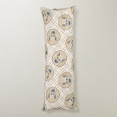 Coussins Longs Chinook Chiot Pointé Oreilles Peindre Animal Chien (Dos (Vertical))