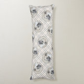 Coussins Longs Chinook Helicopter Ear Peinture Chien Art original (Dos (Vertical))