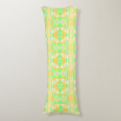 Coussins Longs Chintz bohème 101 Pastel Green Orange (Devant (Vertical))