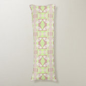 Coussins Longs Chintz bohème 103 Pastel Lime Vert Brown (Devant (Vertical))
