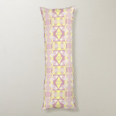 Coussins Longs Chintz bohème 104 Pastel Jaune Dusty Rose (Dos (Vertical))