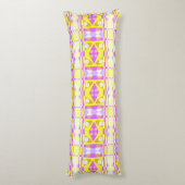 Coussins Longs Chintz bohème 107 Lilac jaune (Dos (Vertical))