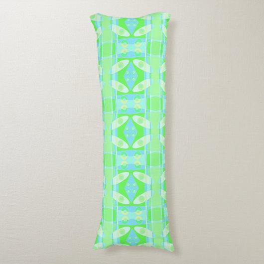 Coussins Longs Chintz bohème 109 Pastel Bleu Vert (Devant (Vertical))