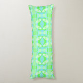 Coussins Longs Chintz bohème 109 Pastel Bleu Vert (Dos (Vertical))