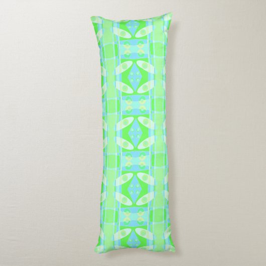Coussins Longs Chintz bohème 109 Pastel Bleu Vert (Dos (Vertical))