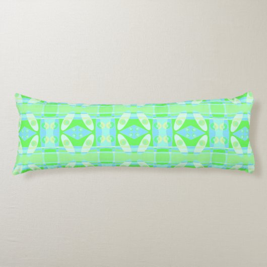 Coussins Longs Chintz bohème 109 Pastel Bleu Vert (Devant)