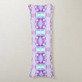 Coussins Longs Chintz bohème 115 Turquoise violet (Devant (Vertical))
