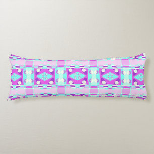 Coussins Longs Chintz bohème 115 Turquoise violet